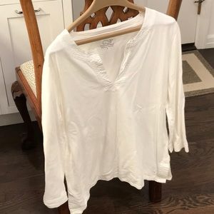 Vineyard Vines white long sleeve top